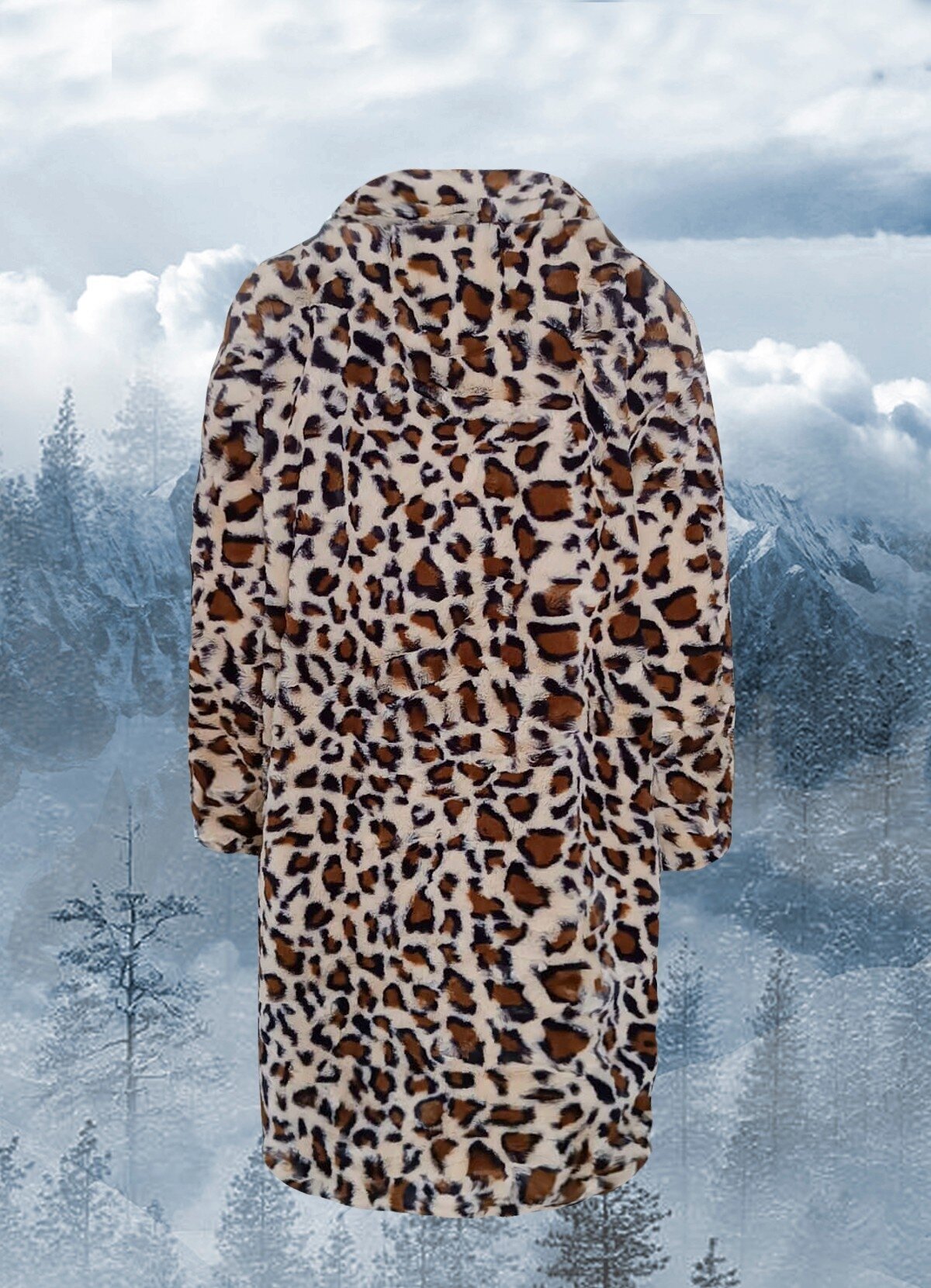 animal print γούνινο παλτό F/W 2022/23 - Parizianista.gr