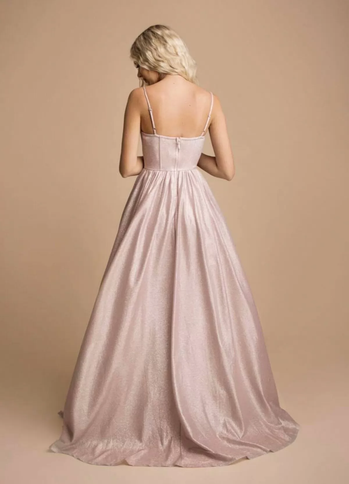 lurex maxi κλος φόρεμα τιράντα με πλούσιο ύφασμα - Parizianista.gr