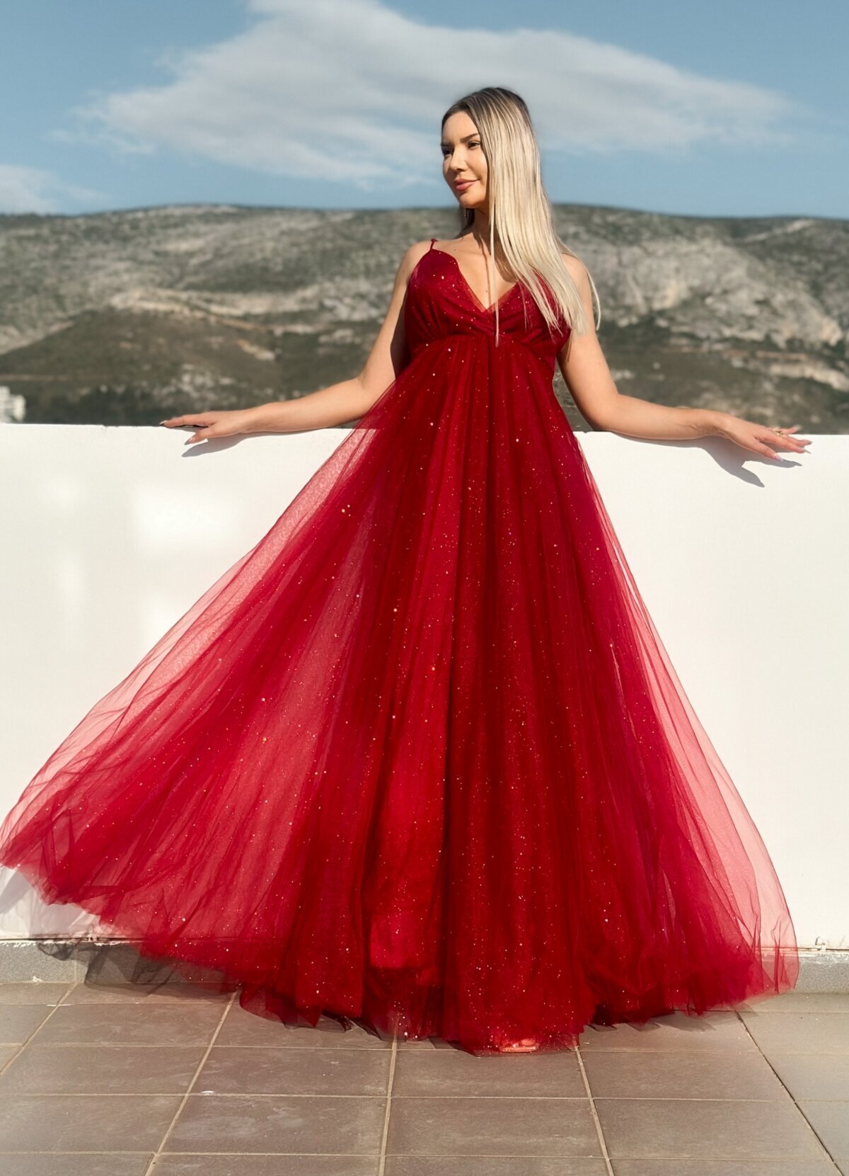 maxi φόρεμα με glitter - Parizianista.gr